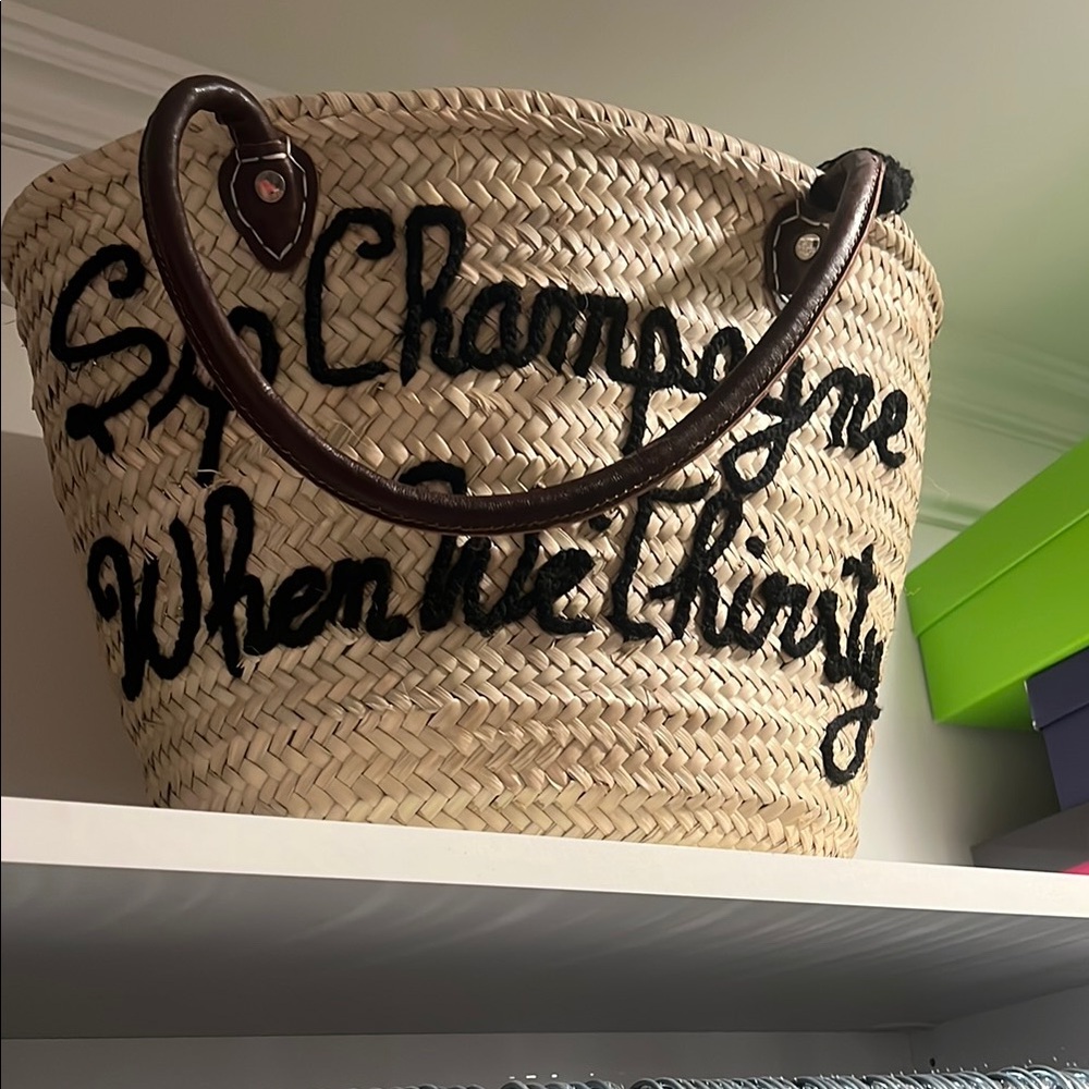 Straw Beach Bag